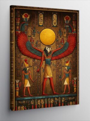 Kanvas Tablo Antik Mısır Tanrıçası Figürü, 50 x 70