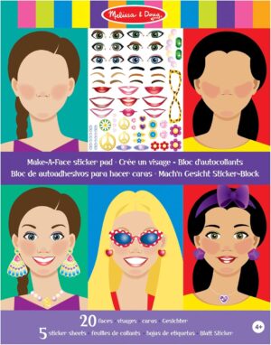 Melissa & Doug - Çıkartma Kitabı, Yüzler (14195)