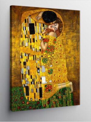 tablo mega Kanvas Tablo Gustav Klimt The Kiss Öpücük, 50cm x 70cm