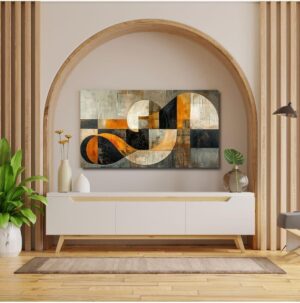 Lona Sanat Döngü Kanvas Tablo;Çoklu 80 X 100