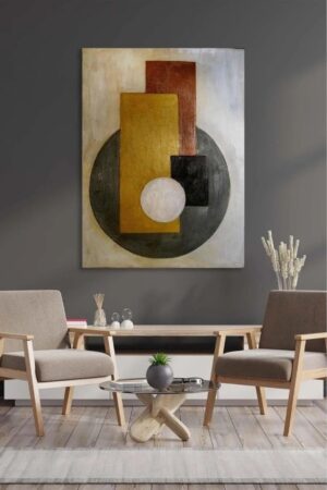 Ar Ajans Kanvas Tablo Van Gogh Tarzı Vazo-Kanvas Duvar Tablo 70 X 100