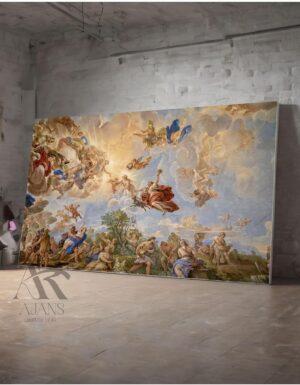 Ar Ajans Kanvas Tablo "Apotheosis Of The Medici" Medici Ailesinin Yüceltilmesi Tablo 70 X 100