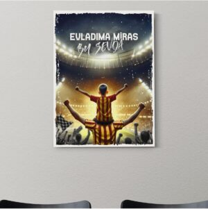 Hediyesepeti Sarı Kırmızı Taraftarlara Özel Kanvas Tablo