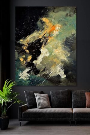 HOMEARTHS Dark Gökyüzü Sürreal Kanvas Tablo 70 x 100 cm